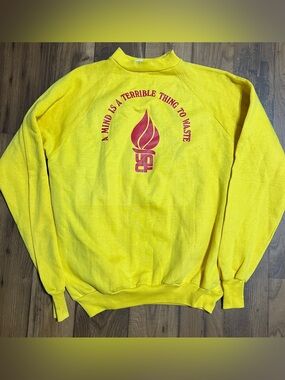 Vintage 1980s Healthknit Raglan Sweatshirt Adult Size XL UNCF College HBCU